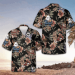 Horror Movie Characters Scare Dogs Hawaiian Shirt Funny Halloween Shirt Gifts For Him – Moonbestprint