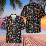 Day Of The Dead Skeleton Animals Hawaiian Shirt Funny Day Of The Dead Shirt Gifts For Him – Moonbestprint