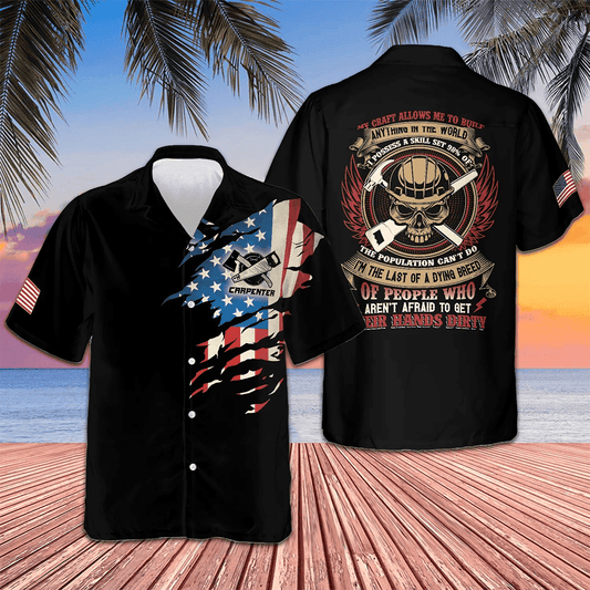 Carpenter My Craft Allows Me To Build Anything Hawaiian Shirt Men Gifts For Carpenters – Moonbestprint