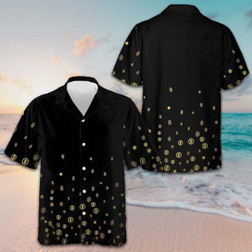 Bitcoin Crypto Mining Hawaiian Shirt Black Button Up Shirt Gifts For Boyfriend – Moonbestprint