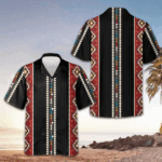 Ethnic Geometric Pattern Hawaiian Shirt Native American Shirt Gifts For Him – Moonbestprint