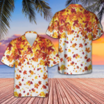 Autumn Leaves On Thanksgiving Hawaiian Shirt Men's Short Sleeve Button Up Gifts For Thanksgiving – Moonbestprint