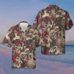 Las Elegantes Day Of The Dead Hawaiian Shirt Men's Short Sleeve Button Up Gifts For Guys – Moonbestprint