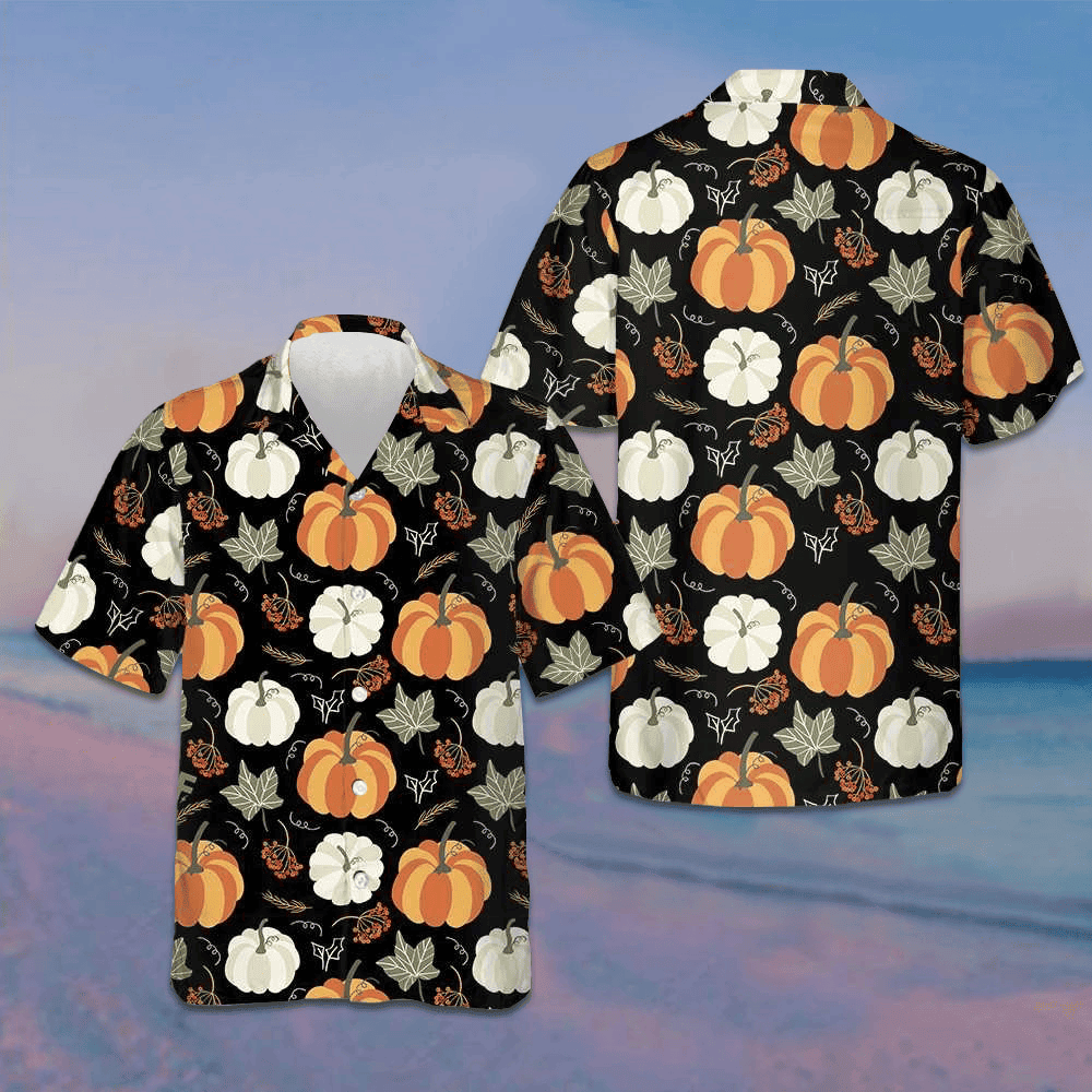 Fall Pumpkin Thanksgiving Hawaiian Shirt Funny Thanksgiving Shirt Gifts For Sibling – Moonbestprint