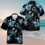 Bright Blue Lobster Hawaiian Shirt Vacation Button Down Shirts Gifts For Lobster Lovers – Moonbestprint