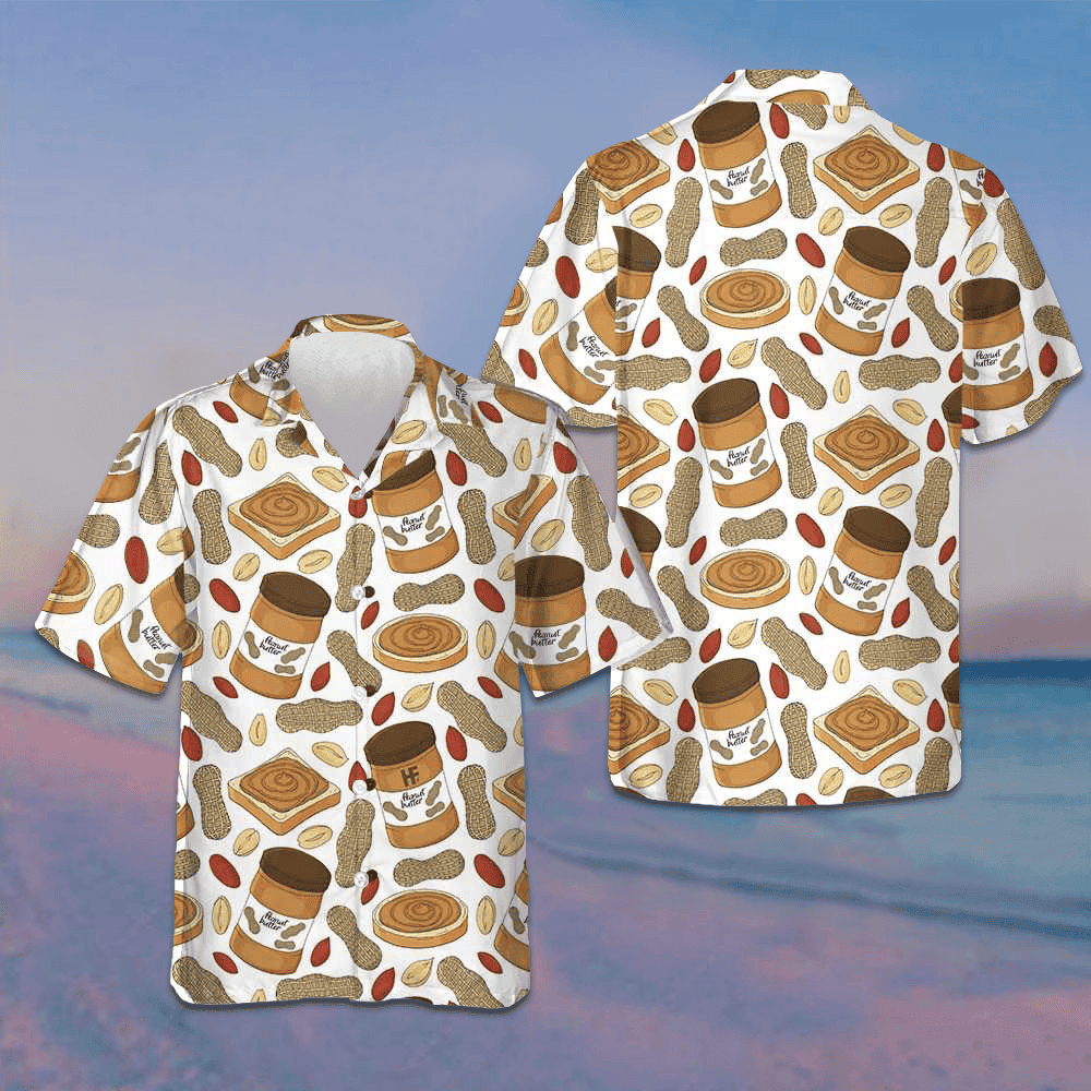 Peanut Butter Lover Hawaiian Shirt Summer Short Sleeve Shirts Gifts For Peanut Butter Lovers – Moonbestprint