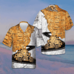 Native American Born To Ride Hawaiian Shirt Racing Button Up Shirt Gifts For Motorcycle Lovers – Moonbestprint