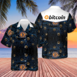 Bitcoin Logo Hawaiian Shirt Men's Tropical Button Up Shirt Presents For Boyfriend – Moonbestprint