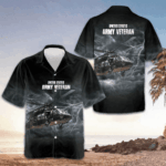 US Army Veteran Helicopter Hawaiian Shirt Men's Button Down Shirt Gifts For Army Veterans – Moonbestprint