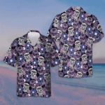 Sugar Skull Purple Hawaiian Shirt Mexican Skull Shirt Day Of The Dead Ideas – Moonbestprint