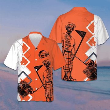 Your Hole Is My Goal Hawaiian Shirt Beach Button Up Gifts For Golf Lovers – Moonbestprint