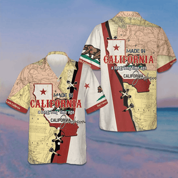 Custom Made In California A Long Long Time Ago Hawaiian Shirt Don't Mess With California Shirt – Moonbestprint