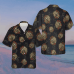 Native American Skull With Lizard Hawaiian Shirt Wild West American Indian Shirt Men – Moonbestprint