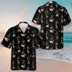 Flamingo Merry Xmas You All Hawaiian Shirt Funny Christmas Shirt Gifts For Flamingo Lovers – Moonbestprint