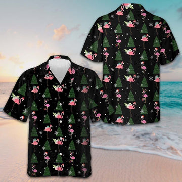 Flamingo Merry Xmas You All Hawaiian Shirt Funny Christmas Shirt Gifts For Flamingo Lovers – Moonbestprint