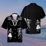 Dancing Skeleton Dia De Los Muertos Hawaiian Shirt Day Of The Dead Shirt Gifts For Husband – Moonbestprint