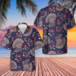 Turkey Thanksgiving Seamless Pattern Hawaiian Shirt Men's Gift For Thanksgiving Day – Moonbestprint
