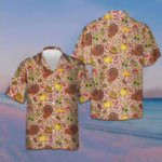 Thanksgiving Food And Drinks Hawaiian Shirt Cool Button Up Shirt Thanksgiving Gift Ideas – Moonbestprint