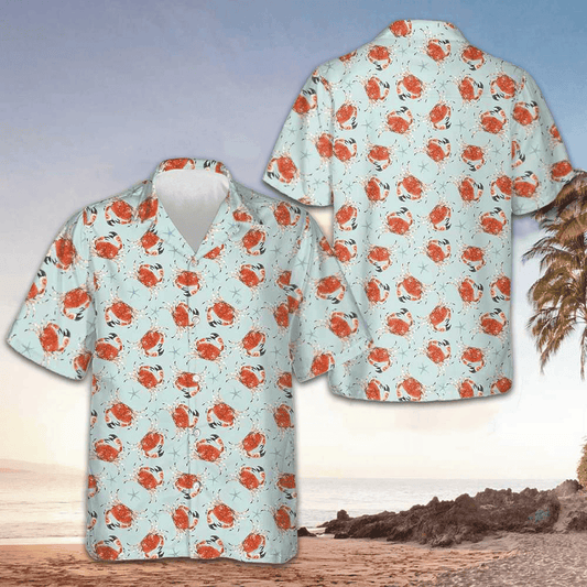 Crab Underwater Hawaiian Shirt Cool Summer Shirts Gifts For Crab Lovers – Moonbestprint