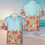 Hibiscus Flower Hawaiian Shirt Men's Button Down Shirts For Summer Gifts For Guys – Moonbestprint