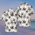Tropical Vintage Palm Tree Hawaiian Shirt Beach Shirt Button Down Presents For Son – Moonbestprint