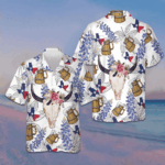 Texas Longhorn Bluebonnet Art Hawaiian Shirt Men's Summer Shirts Sale Gifts For Texas Lovers – Moonbestprint