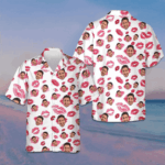 Custom Photo Valentine Kisses Hawaiian Shirt Valentine's Day Shirt Gift Ideas For Boyfriend – Moonbestprint