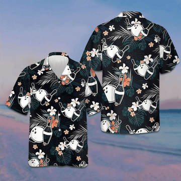 Tropical Bowling Hawaiian Shirt Cool Summer Shirts Best Gifts For Bowlers – Moonbestprint