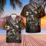 American Veteran Eagle Hawaiian Shirt Proud Veteran Shirt Gifts For Dad – Moonbestprint