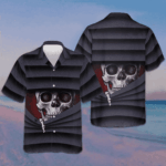 Say Hello To Devil Halloween Hawaiian Shirt Horror Button Up Shirts Gifts For Men – Moonbestprint