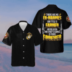 USMC Earned Never Given Hawaiian Shirt Proud USMC Short Sleeve Button Up Men Gift Ideas – Moonbestprint