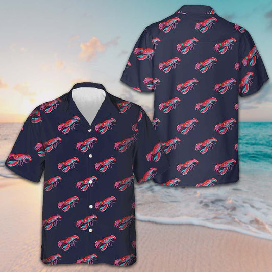 Magic Lobster Hawaiian Shirt Short Sleeve Button Down Beach Shirts Gifts For Lobster Lovers – Moonbestprint