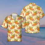 Colorful Leaves And Pumpkin Thanksgiving Hawaiian Shirt Button Up Shirts For Men – Moonbestprint