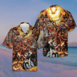 Biker Native Hawaiian Shirt American Indian Motorcycle Shirt Gift For Bikers Men – Moonbestprint