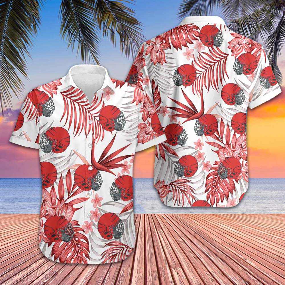 Aloha Hockey Hawaiian Shirt Men's Button Up Shirts Summer Gifts For Hockey Lovers – Moonbestprint