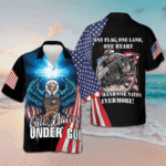 One Nation Under God US Eagle Veteran Hawaiian Shirt One Flag One Land One Heart One Hand – Moonbestprint