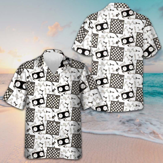 Chess Player Hawaiian Shirt Vacation Button Up Gifts For Best Friend – Moonbestprint