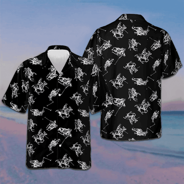 Smoke Black And White Pattern Hawaiian Shirt Men's Summer Button Up Shirts Gifts For Smokers – Moonbestprint