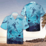 Life Is Scuba Diving Hawaiian Shirt Men's Vacation Button Up Gifts For Scuba Divers – Moonbestprint