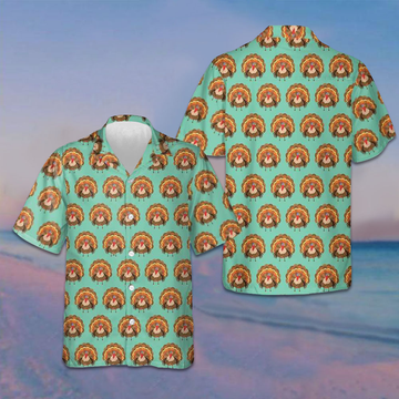 Thanksgiving Turkey Bird Hawaiian Shirt Short Sleeve Button Up Men Gifts For Thanksgiving – Moonbestprint