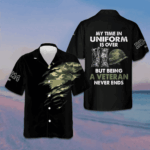 Being A Veteran Never Ends Hawaiian Shirt Proud Veteran Dd 214 Shirt Gifts For Men – Moonbestprint