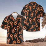 Lobster X Ray Hawaiian Shirt Short Sleeve Button Up Vacation Shirts Gifts For Nephew – Moonbestprint