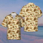 Thanksgiving Pattern Hawaiian Shirt Men's Button Down Shirts Gifts For Thanksgiving – Moonbestprint