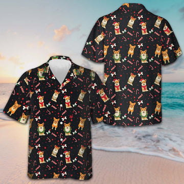 Christmas Corgis Dog Hawaiian Shirt Funny Dog Christmas Shirt Gifts For Corgi Owners – Moonbestprint