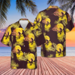 Purple And Yellow Moonlight Bigfoot Hawaiian Shirt Tropical Short Sleeve Button Down Men's – Moonbestprint