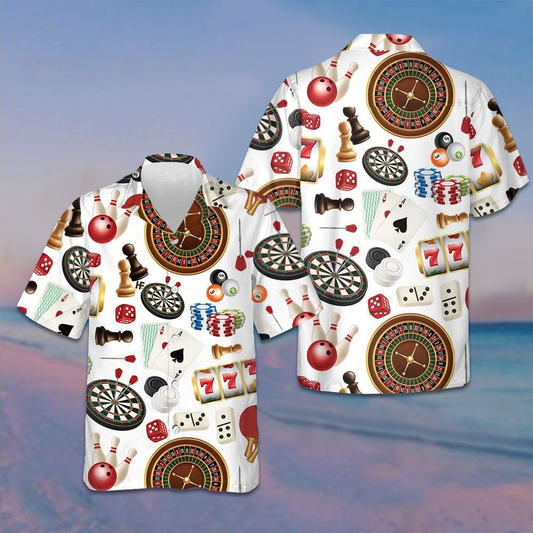 Games Together Hawaiian Shirt Men's Summer Button Down Shirts Gifts For Game Lovers – Moonbestprint