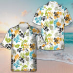 Tropical Plants Pattern With Jeeps Hawaiian Shirt Beach Button Down Shirt Men – Moonbestprint
