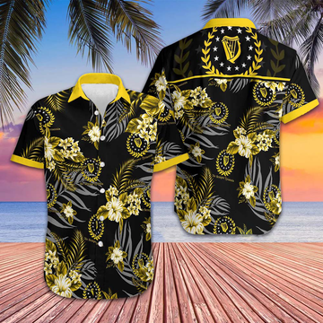 Tropical Pattern Hawaiian Shirt Men's Beach Button Up Shirts Gifts For Brother – Moonbestprint