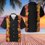 Autumn Thanksgiving Themed Hawaiian Shirt Short Sleeve Button Down Gifts For Thanksgiving – Moonbestprint