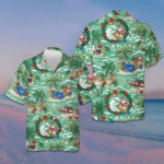 Santa In Hawaii Hawaiian Shirt Men's Short Sleeve Button Down Beach Shirts Gift For Christmas – Moonbestprint